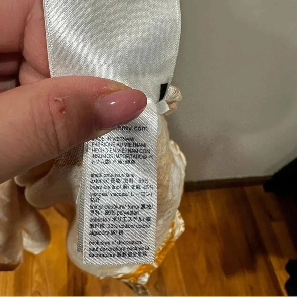 Tommy Hilfiger Yellow Floral Print Fit & Flare Linen
Blend Dress Small - Picture 9 of 9